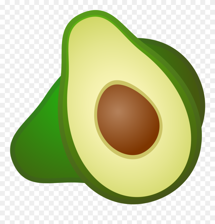 Avocado Clipart Png 2 Â» Clipart Station - Avocado Icon Transparent Png