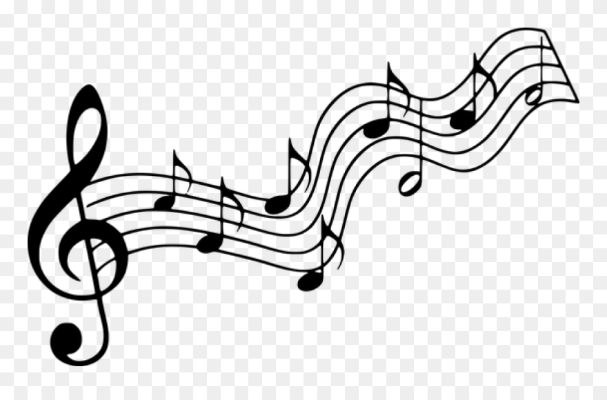 Transparent Crossed Golf Club Clipart - Music Note Silhouette - Png Download