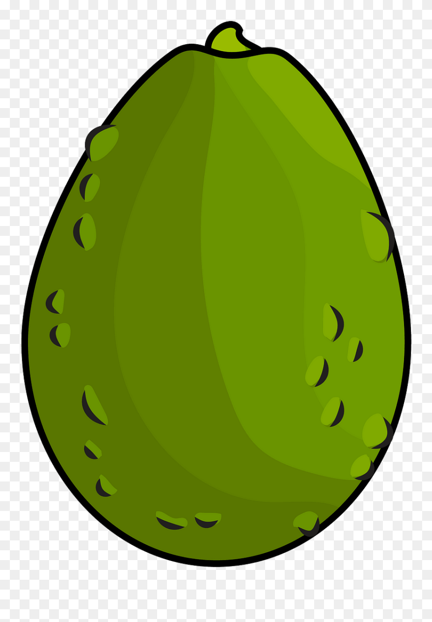Avocado Clipart - Png Download