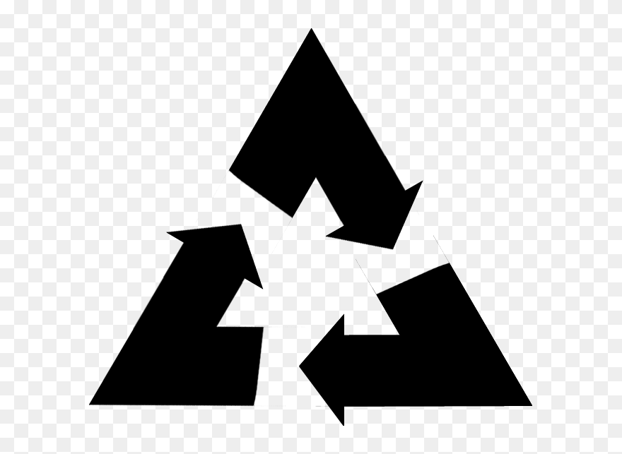 Recycle Sign Transparent Background - Logo Reuse Reduce Recycle Clipart