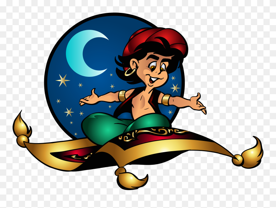 Magic Carpet Transparent & Png Clipart Free Download - Dwarf On Flying Carpet