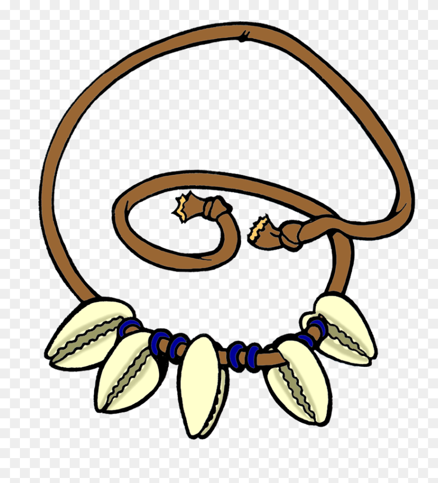 Necklace Clipart Shell Necklace - Shell Necklace Clipart - Png Download