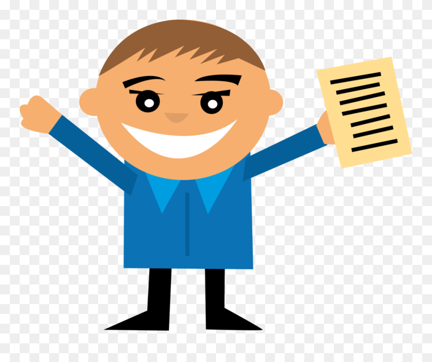 University Clipart Learning - Happy Student Clipart - Png Download