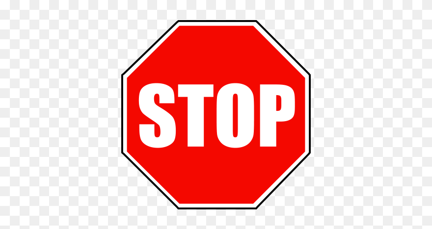 Stop Sign Clip Art Png - Stop Transparent Png