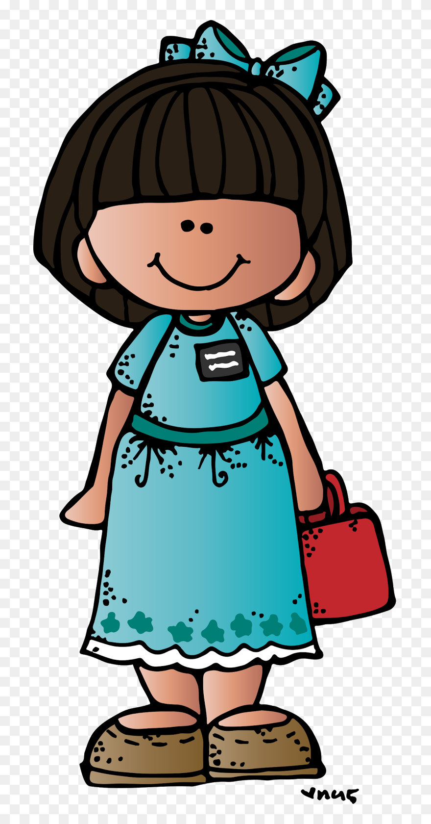 Melonheadz Girl Clipart
