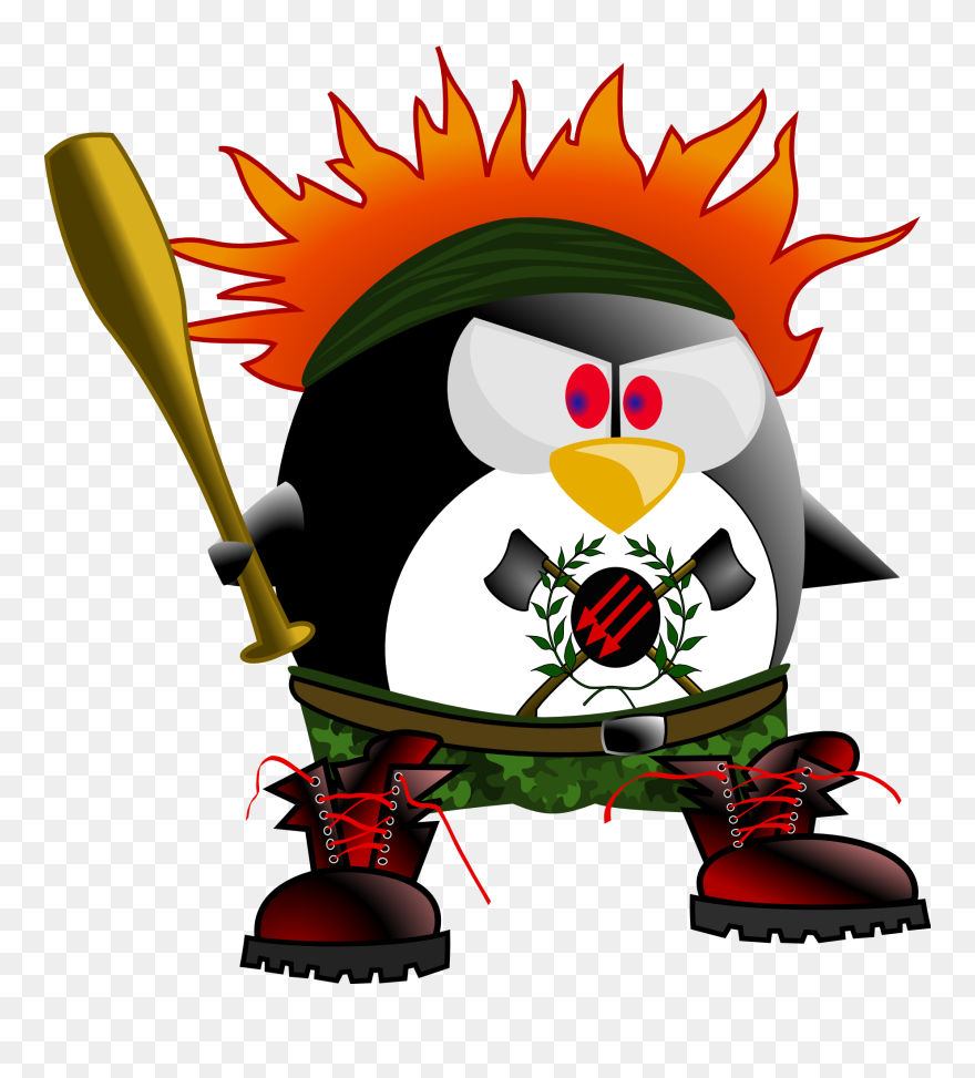 Tux Punk Clipart