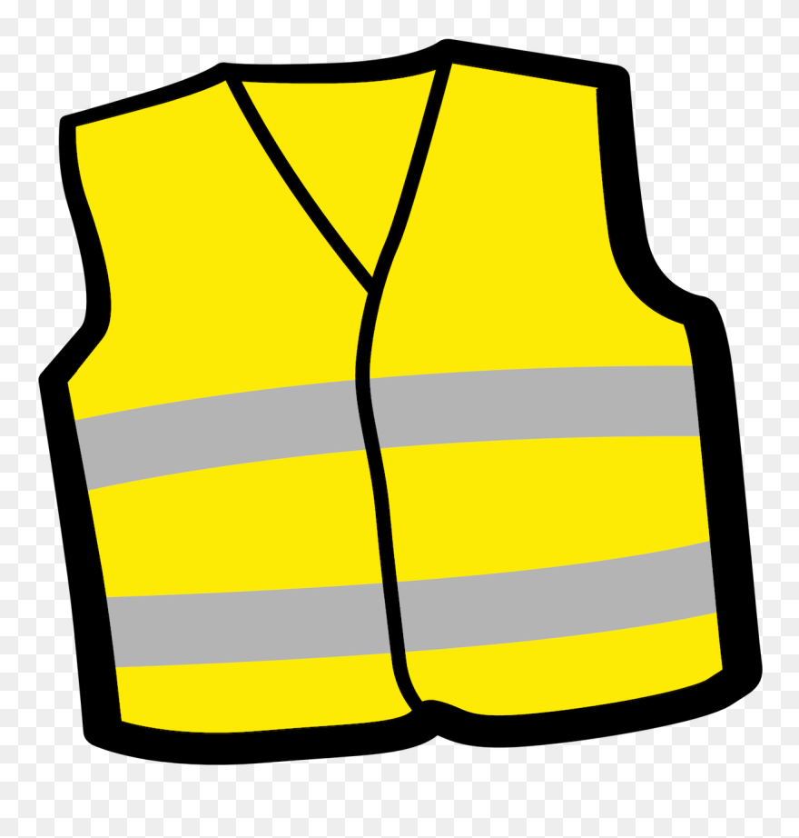 Yellow Vest Clipart - Png Download