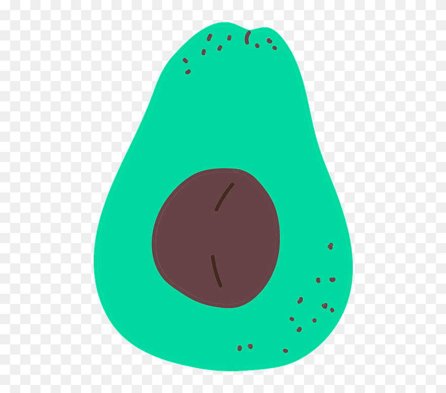 Avocado Clipart - Png Download