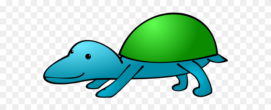 Cartoon Animal With Shell Vector Image - Binatang Kartun Clipart