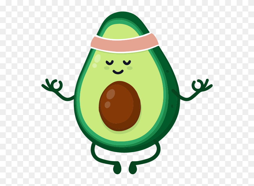 Clipart Avocado Sport - Png Download