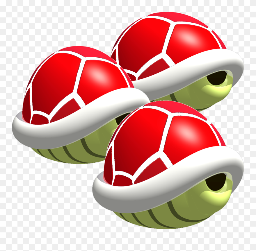 Image Triple Shells Mario - Mario Kart 64 Red Shell Clipart