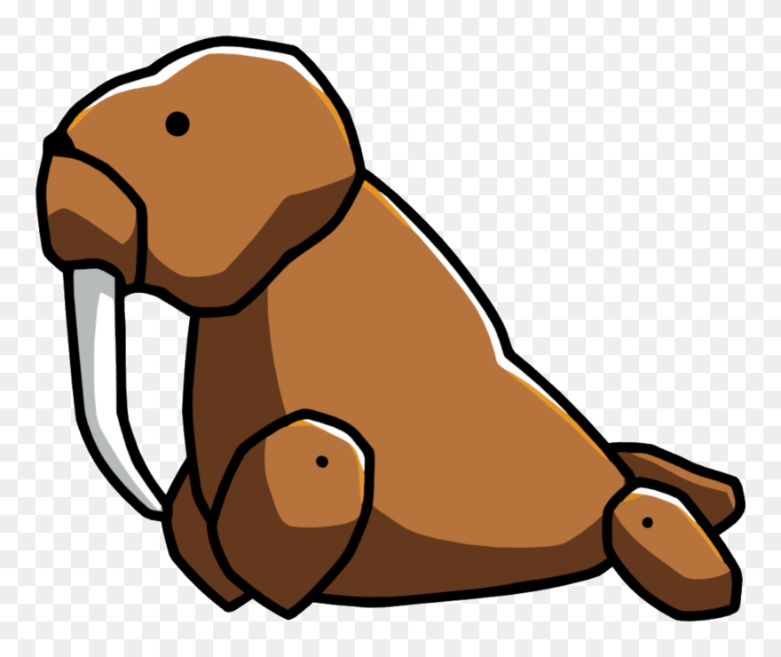 Walrus Png Pic - Scribblenauts Walrus Clipart