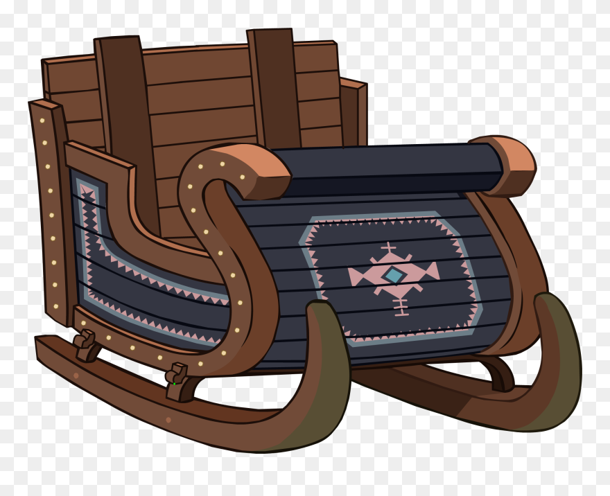 Sleigh Clipart Sled, Sleigh Sled Transparent Free For - Kristoff Frozen Sleigh - Png Download