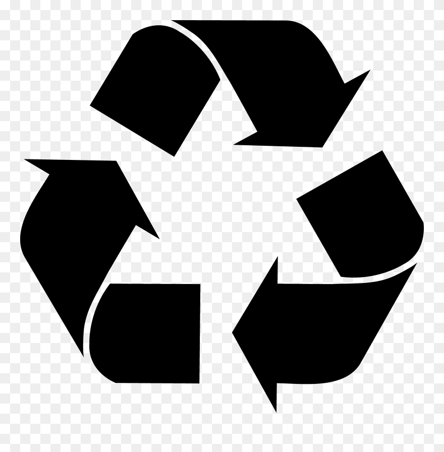 Sign Silhouette At Getdrawings - Recycle Symbol Clipart