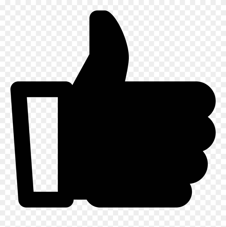 Clipart Thumbs Up Symbol - Transparent Png Youtube Thumbs Up