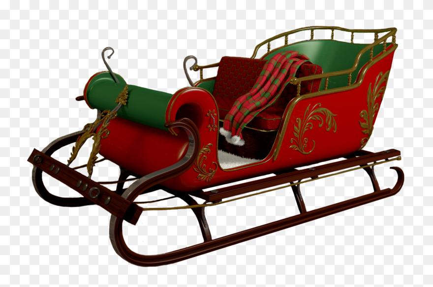 Santa's Sleigh Png Clipart