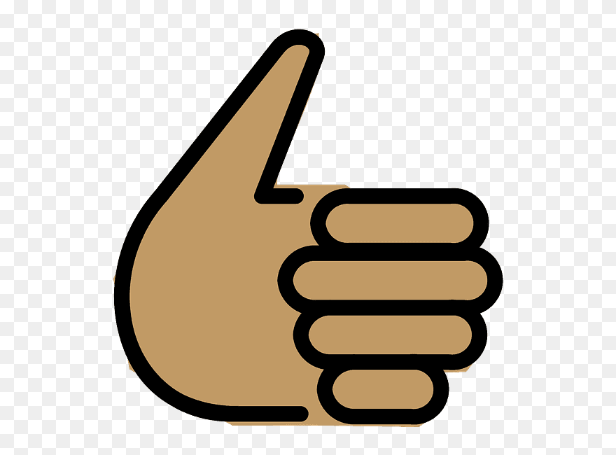 Thumbs Up Emoji Clipart - Thumb Signal - Png Download