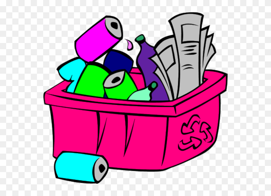 Recycle Bin - Recycling Clip Art - Png Download