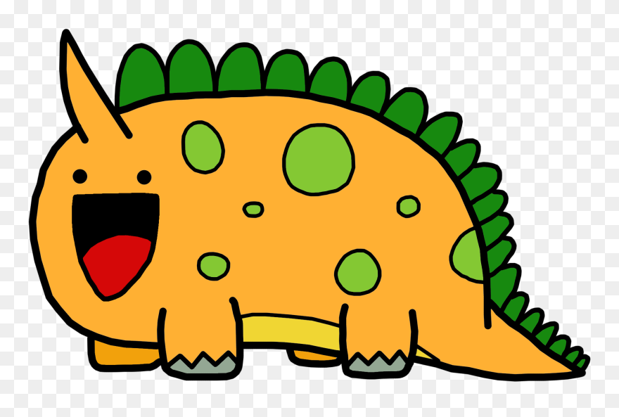 Cute Dino Pics - Easy Cute Dinosaur Drawing Clipart
