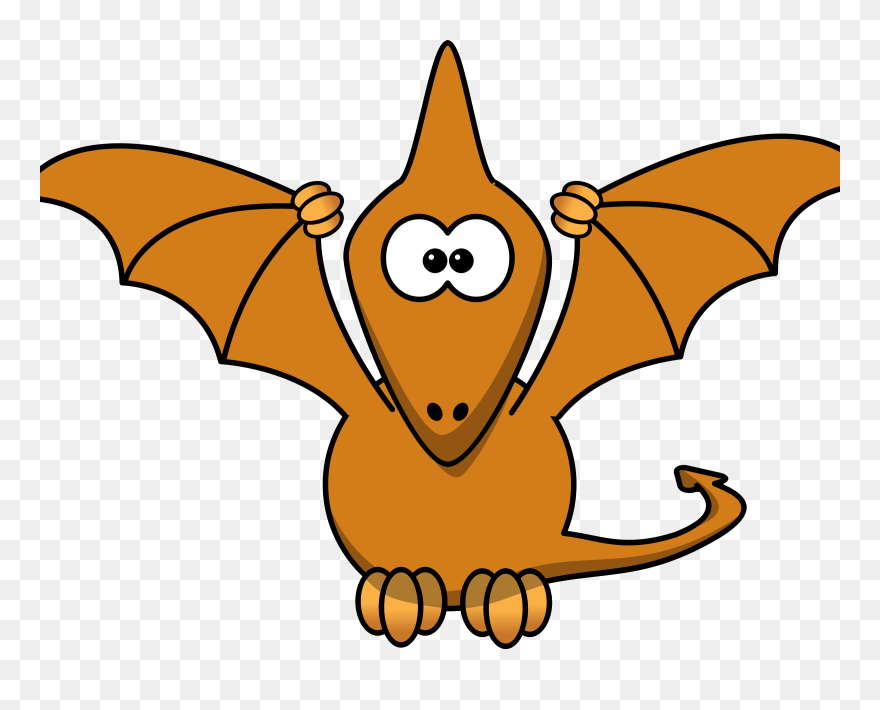 Dinosaur Clipart Transparent Background - Pterodactyl Clipart - Png Download