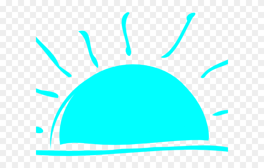 Transparent Sunrise Clipart - Sun Rise Cartoon Transparent - Png Download