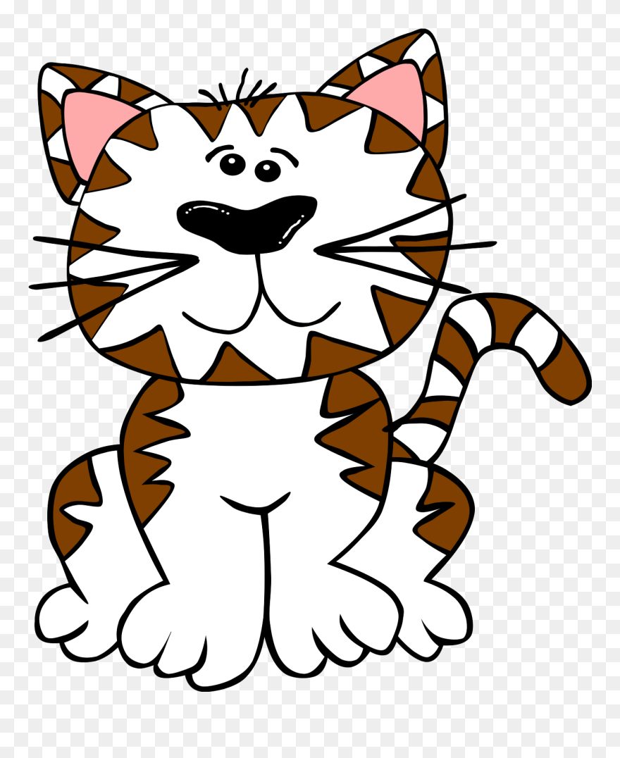 Little Red Hen Cat Clipart