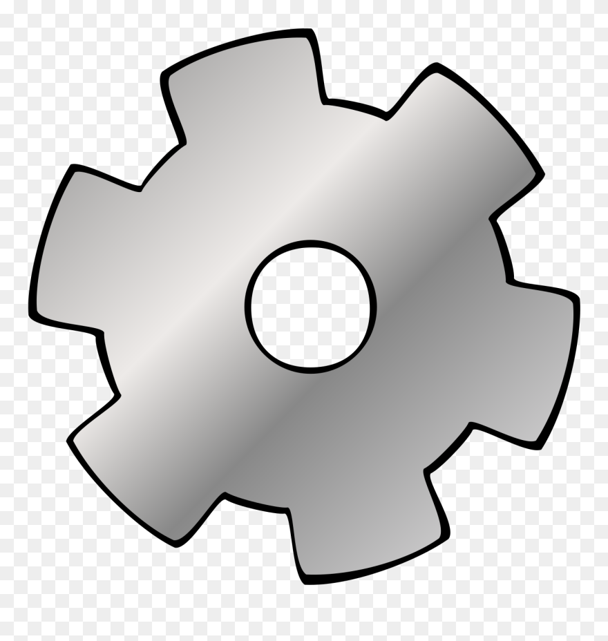 Blue Gear Svg Clip Arts - Gear Clipart - Png Download