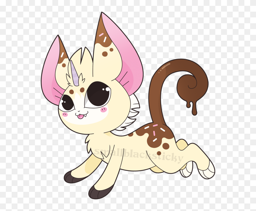 Unicorn Kitten Version 4 By Smallblacksticky - Cat Clipart