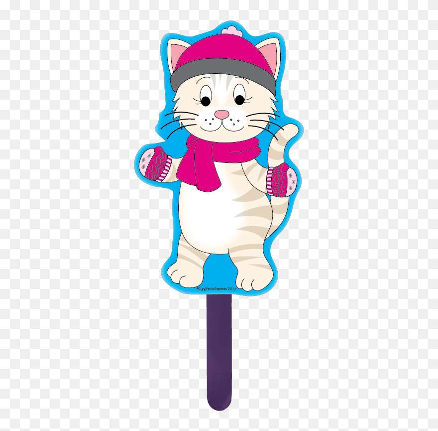 Activity Preview - Kitten With Mittens Clipart - Png Download
