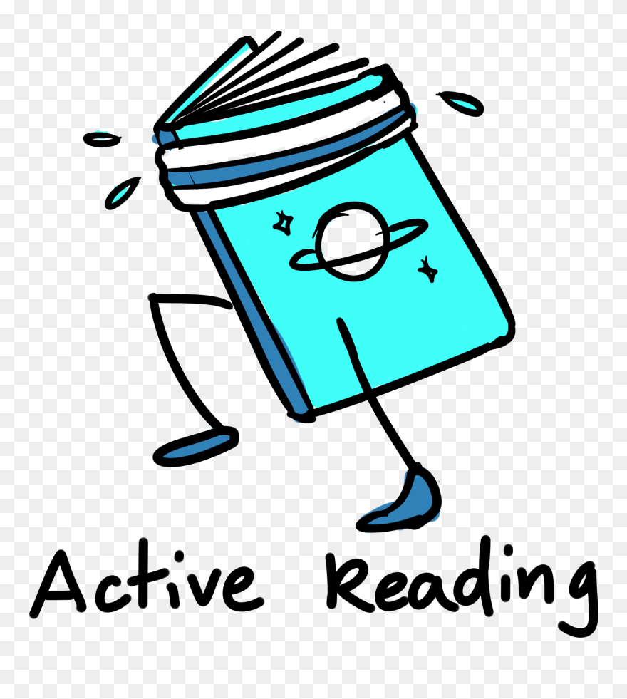 Active Reading Clipart - Png Download