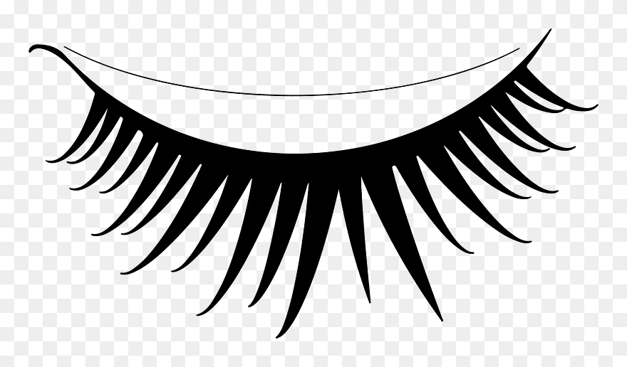 Eyelash Clipart - 無料 素材 まつ毛 イラスト - Png Download