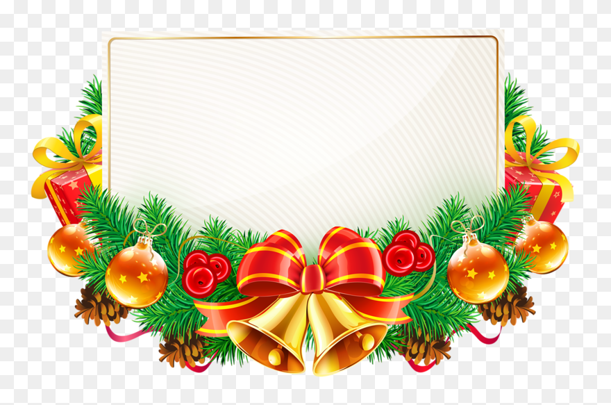 Png Background Winter - Border Background Design Christmas Clipart