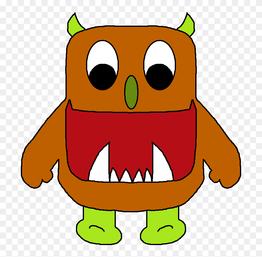 Thumb Image - Big Mouth Monster Clipart - Png Download