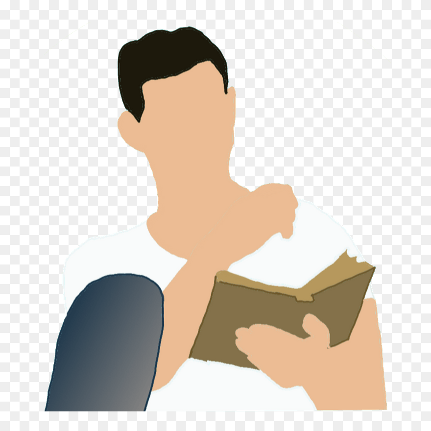 Student Studying Clipart - Clip Art - Png Download
