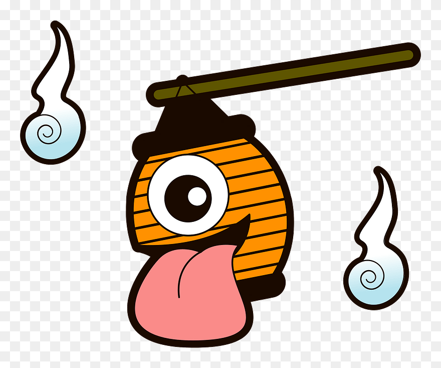 Monster Chochin Obake Clipart - 無料 イラスト お化け - Png Download