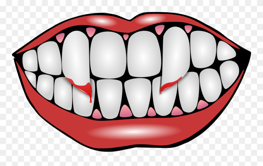 Lips Clipart Monster - Teeth Clip Art - Png Download