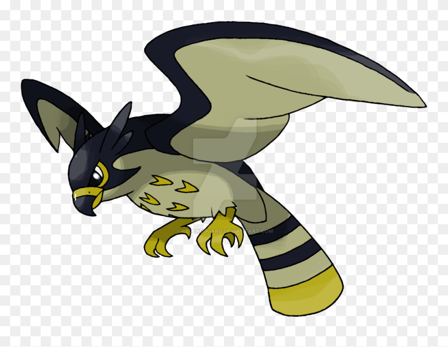 Recoln V Being Remade - Diving Cartoon Peregrine Falcon Clipart