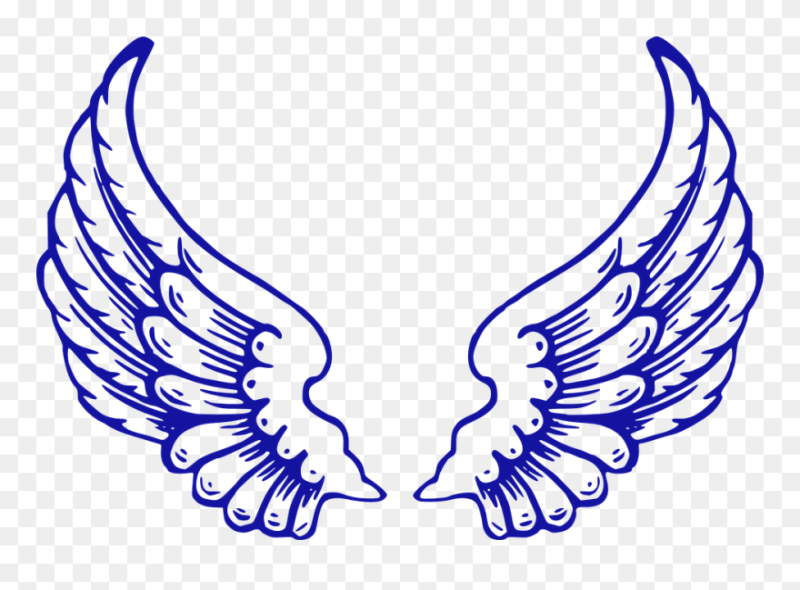Falcon Clipart Baby Falcon - Angel Wings - Png Download