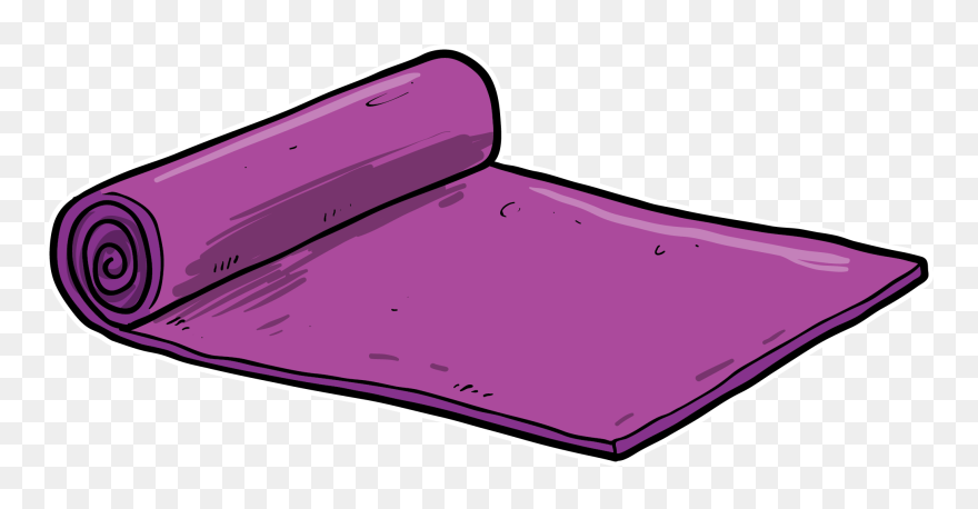 Transparent Yoga Mat Clipart - Yoga Mat Clipart - Png Download
