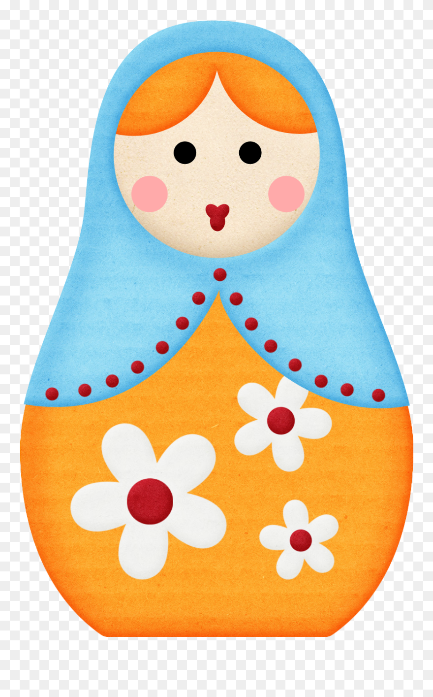 Transparent 007 Clipart - Muñecas Matrioska Dibujo - Png Download