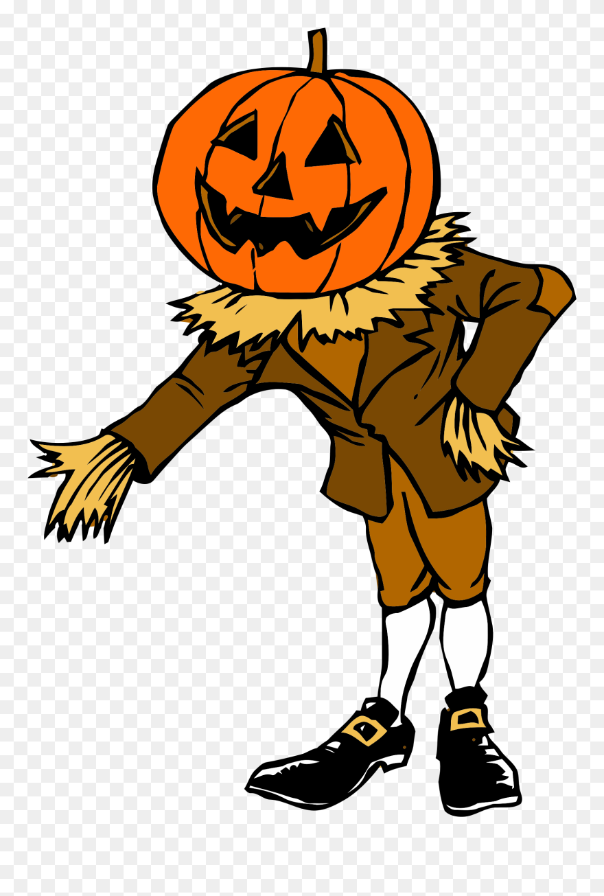 Halloween Pumpkin Costume Clipart - Png Download