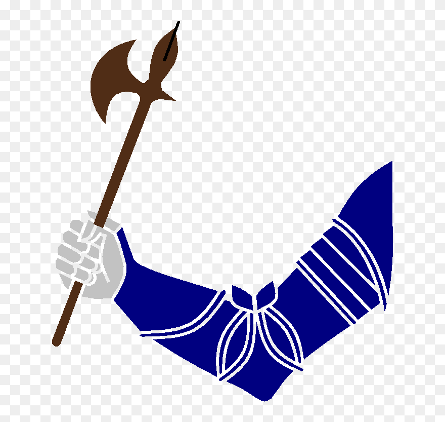 Logo Brazo Con Hacha Clipart