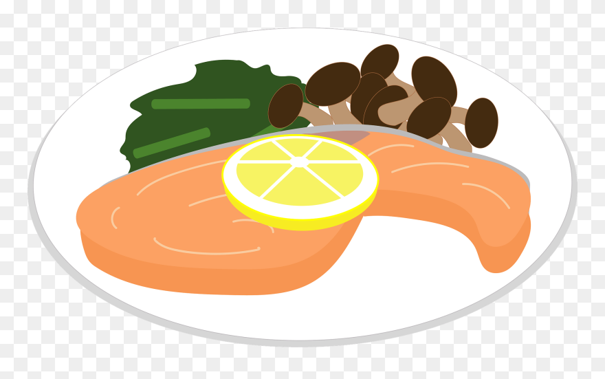 鮭 の ムニエル イラスト Clipart