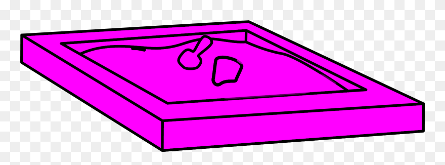 Sand Pit Clipart Black And White - Png Download