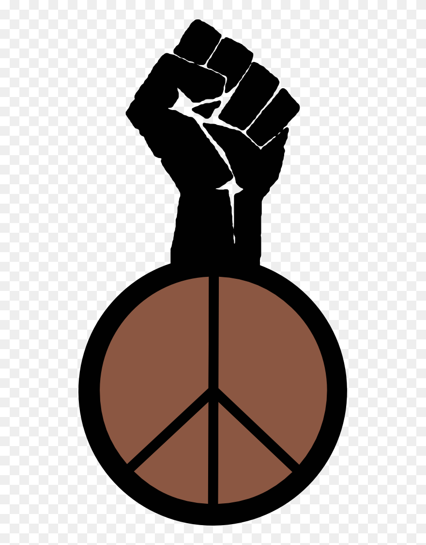 Scalable Vector Graphics Peacesymbol - Symbol Nat Turner Rebellion Clipart