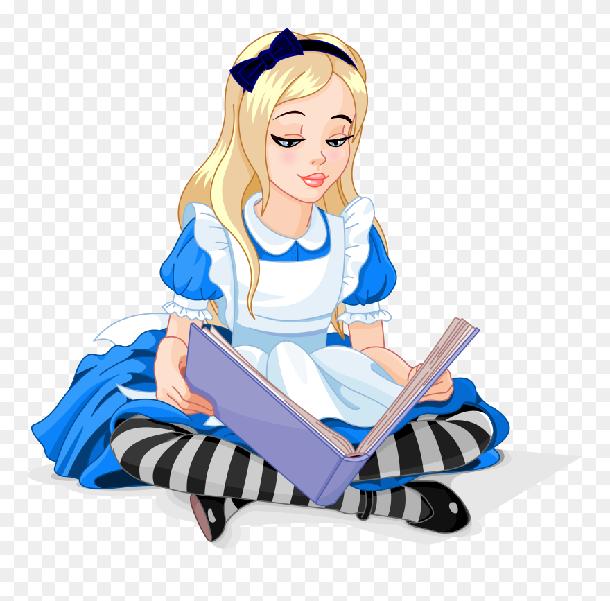 Alice In Wonderland Book Clipart - Cheshire Cat - Png Download