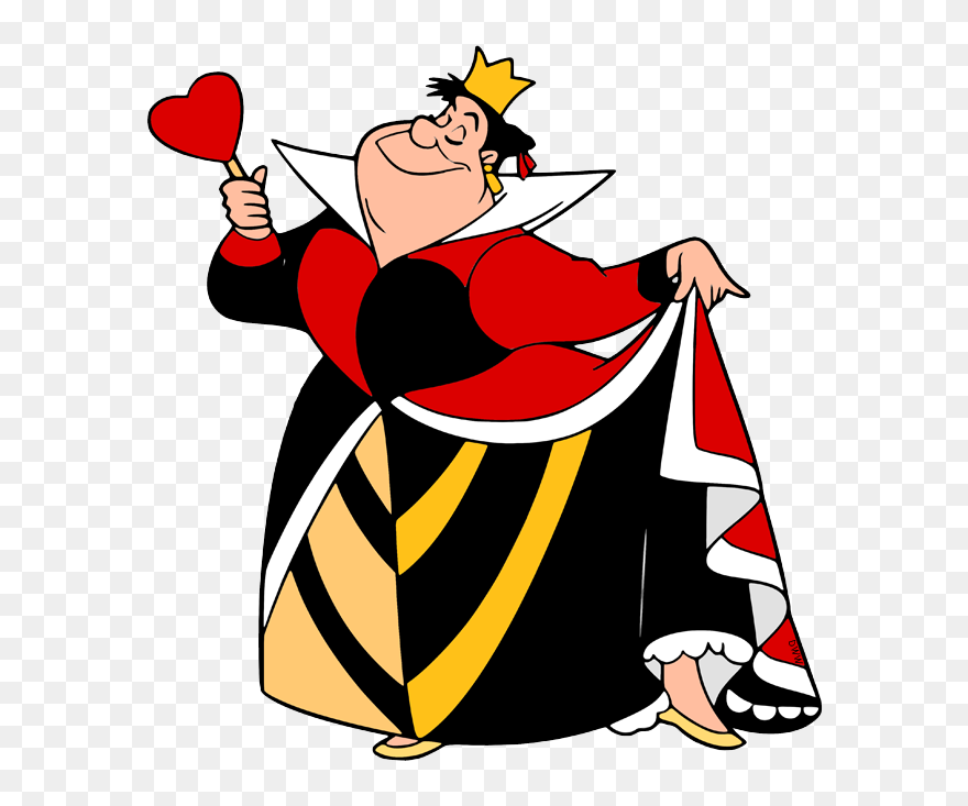 Wonderland Queen Of Hearts Clipart