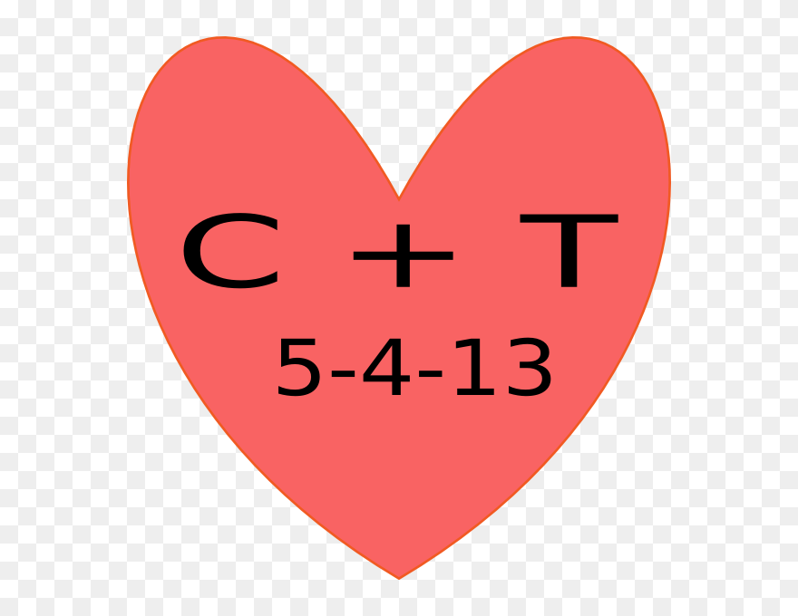 This Free Clipart Png Design Of Coral Heart Clipart - Teplo Transparent Png