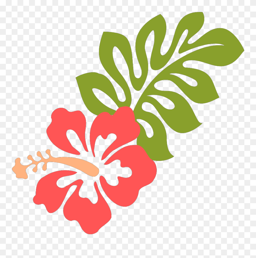 Flowers Vector Black And White Clipart