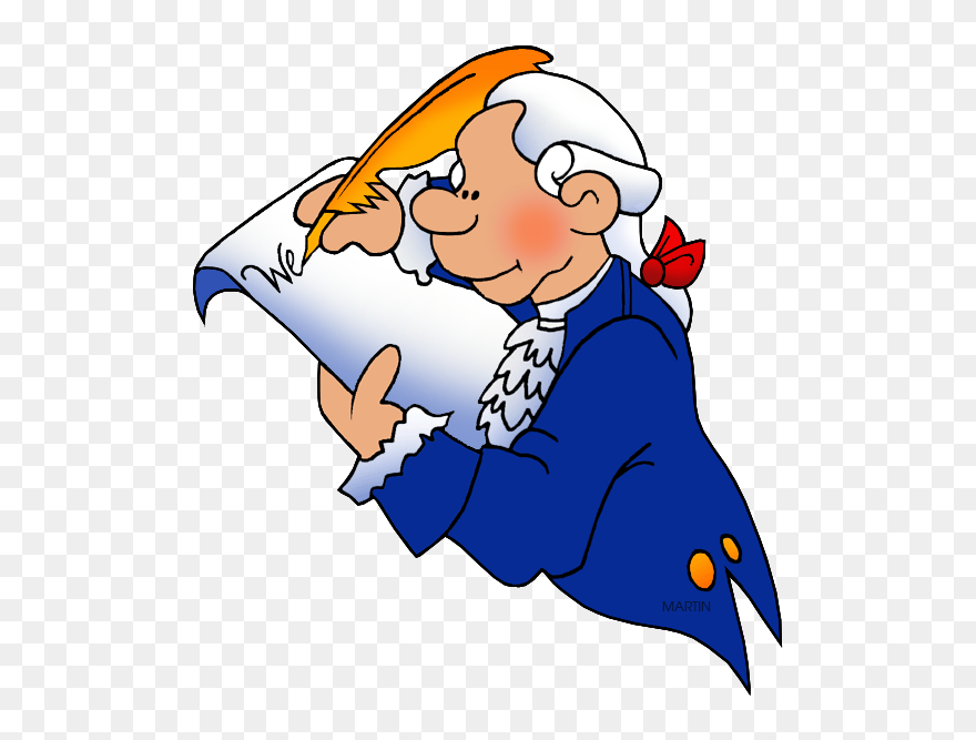 Thomas Jefferson And The Declaration Of Independence - Declaration Of Independence Clip Art - Png Download